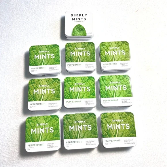 Simply‎ Mints Empty Tins Sewing Kits Crafts Fishing Tackle Boxes Buttons Hinged