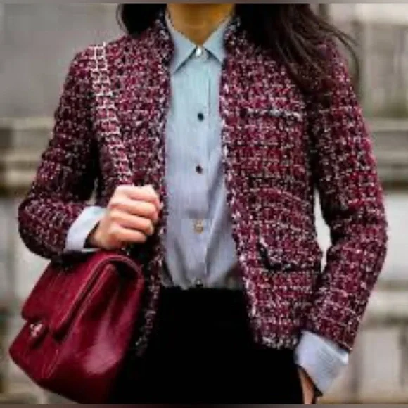 J. Crew wool blend Tweed jacket