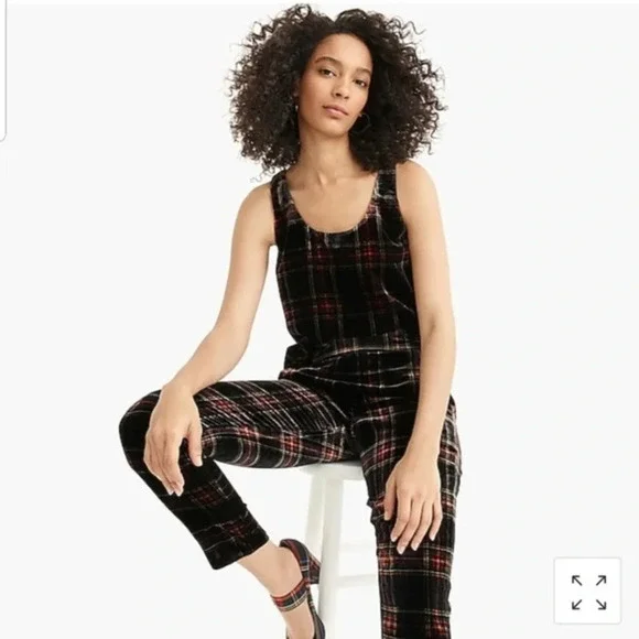 J. Crew Plaid Sleeveless Top