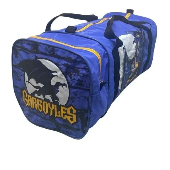 Disney Vintage Gargoyles Duffel Bag Goliath 19”x9”x9” Multi Compartment RARE!