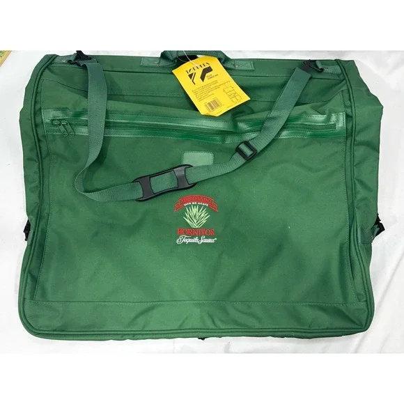 Hornitos Sauza Tequila -Deluxe Garment Bag- Handle- Heavy Duty- Outside Pockets