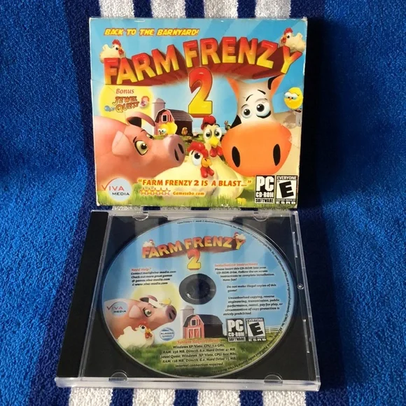 Farm Frenzy 2/Back To The Barnyard Game Farm Animals Video Game PC