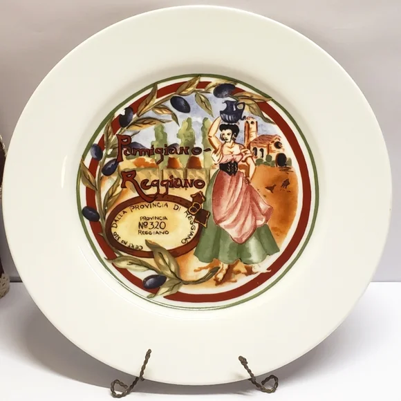 Restoration Hardware Italian Theme Cheese Plate