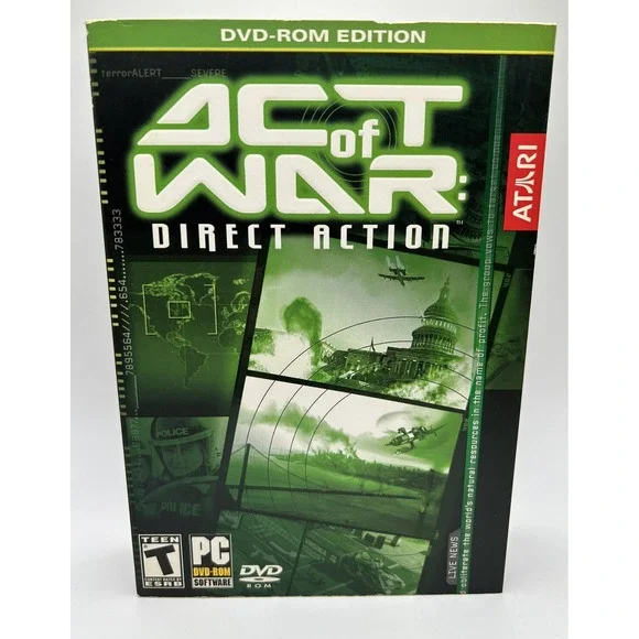 Act‎ of War Direct Action DVD Edition by Atari Video Game PC