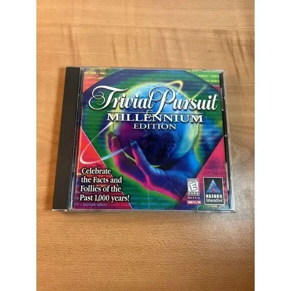 Trivial Pursuit Millennium Edition Hasbro Interactive WIN 95/98 CD ROM 1999