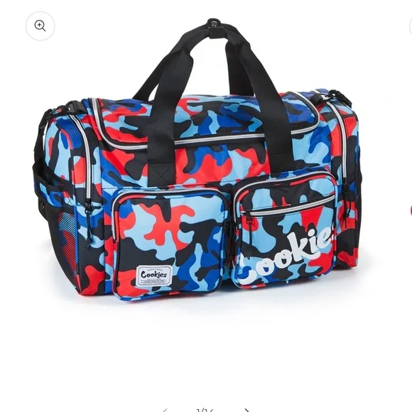 Cookies HERITAGE SMELL PROOF DUFFLE BAG - Blue Camo *New