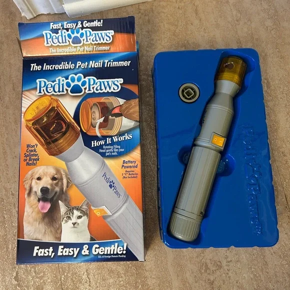 Pedi paws Pet Nail Trimmer cordless works!