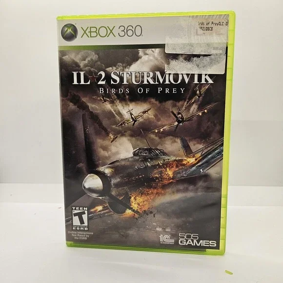 IL-2 Sturmovik Birds of Prey Xbox 360 Complete‎ WWII Flight Combat Game