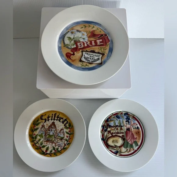 RESTORATION HARDWARE Cheese Plates - Set of 3