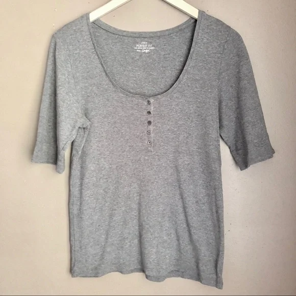 [J. Crew] Classic Gray Button Shirt