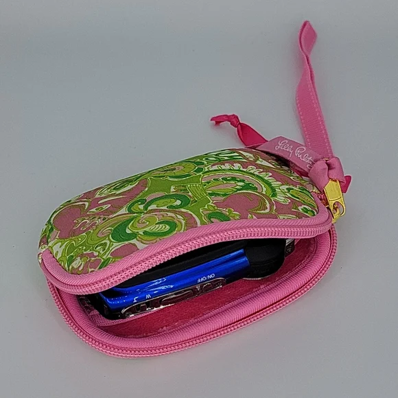 Lilly Pulitzer Paisley Tech Camera Case Wristlet Bag