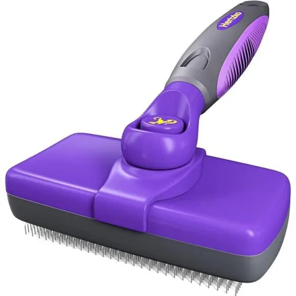 Dog & Cat Brush,Cat & Dog Grooming,Self Cleaning Slicker Brush for Pets,Grooming