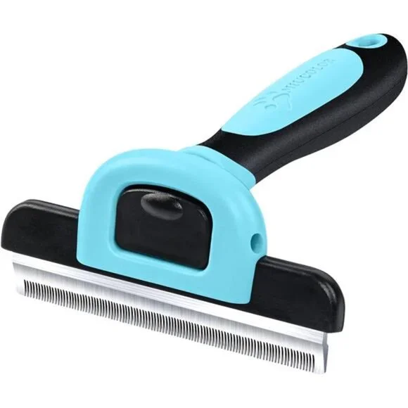Pet Grooming Brush, Deshedding Tool for Dogs & Cats,Effectively Reduces Shedding