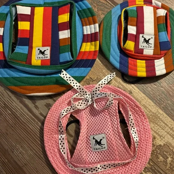 Large medium and small dog hats 👒