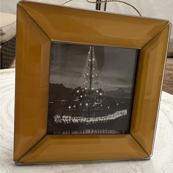 Restoration Hardware vintage gold square picture ornaments
