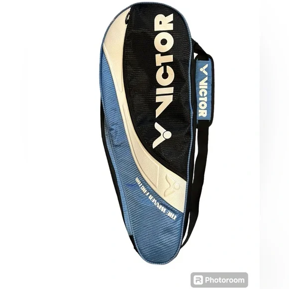 Victor Multi-Racquet‎ Badminton Bag Court Duffel Blue, Black & White - Clean