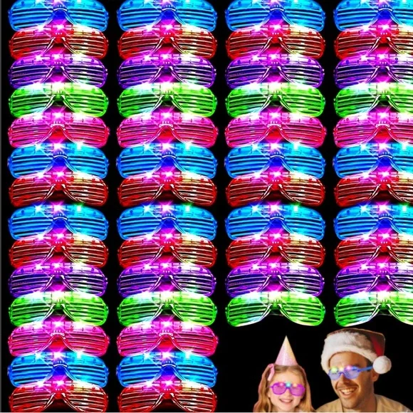 NWT Colorful LED Party Glasses Sets (various quantities)‎
