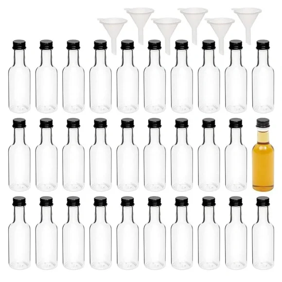 30 Small bottles for filling 5 funnels
