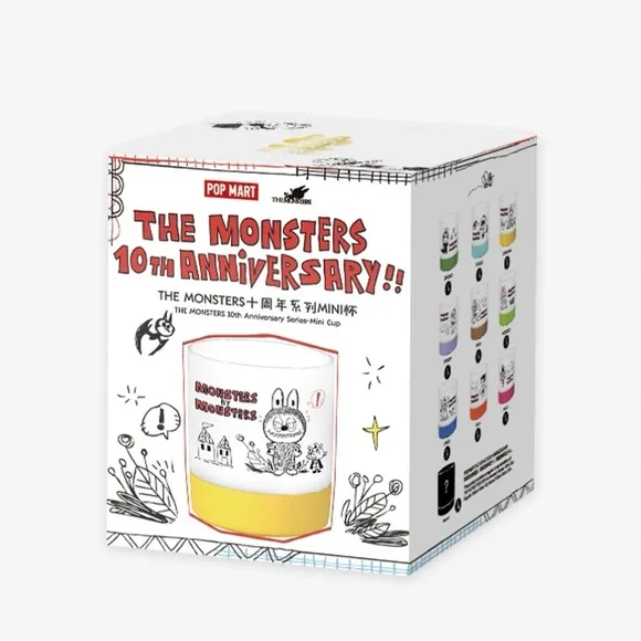 Pop Mart The Monsters 10th Anniversary Series Mini Cup
