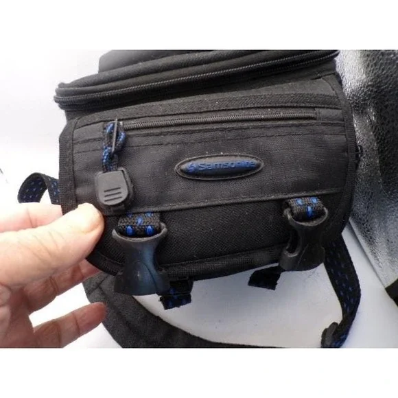 Samsonite‎ Black Camera Bag Case Padded Adjustable Strap Small Travel