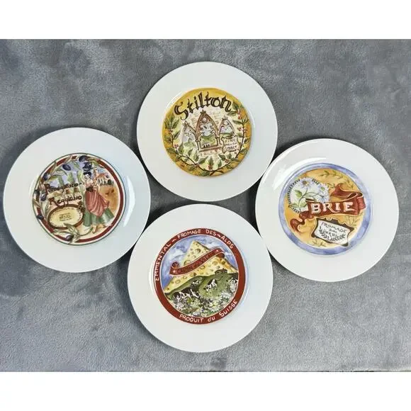 Vintage Restoration Hardware Cheese Plate Set 4 Hors D’oeuvres Appetizer Set 1