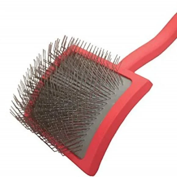 Brush for Dog Slicker for Grooming, Groomgrip Coating, Coral , Large NEW!!