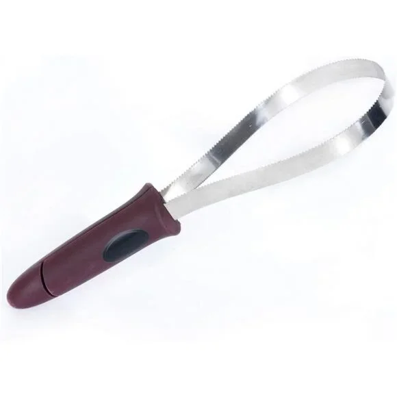 Dual-Sided Shedding Blade with Stainless Steel Blade De-Shedding Tool