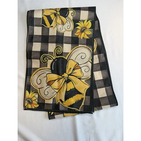 Buffalo Plaid Sunflower Honey Bee 78
