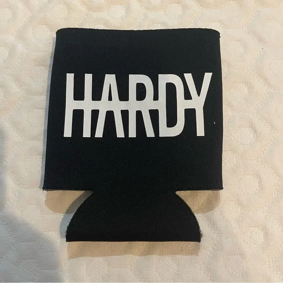 Hardy 12 oz Black Can Cooler Beer Truck Country Music Gift