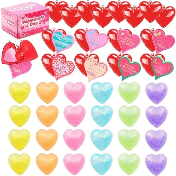 Valentine's Day Heart Squishy Toys