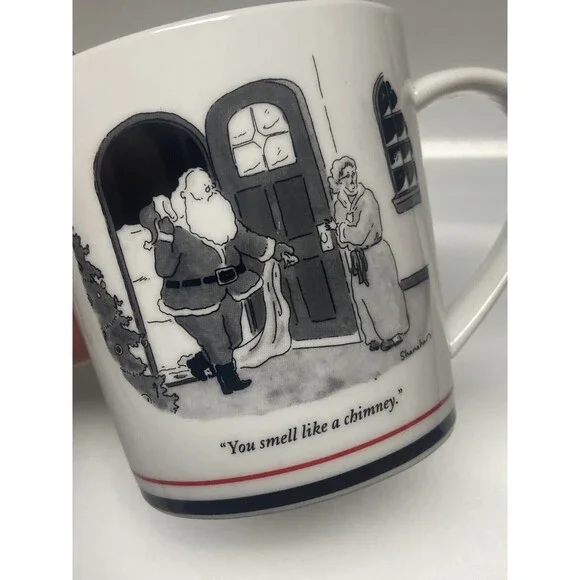 1991 Restoration Hardware You Smell Like A Chimney The New Yorker Coffee Mug NM