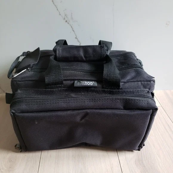 Bulldog Deluxe Range Bag Black Shooting w/ Strap 13