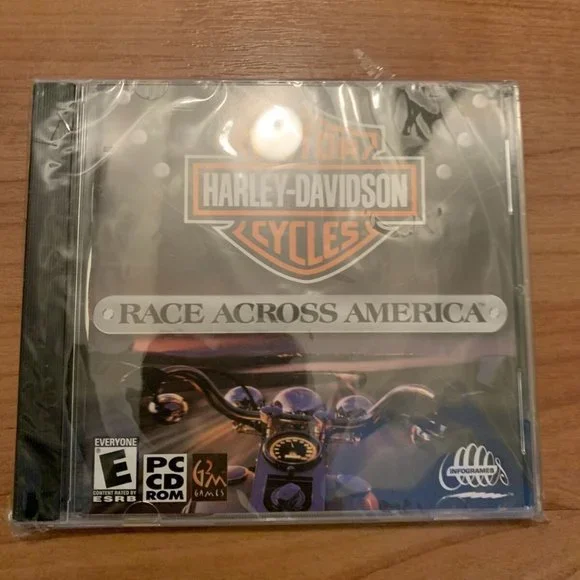 Harley-Davidson: Race Across America PC CD Rom Computer Video Game 1999