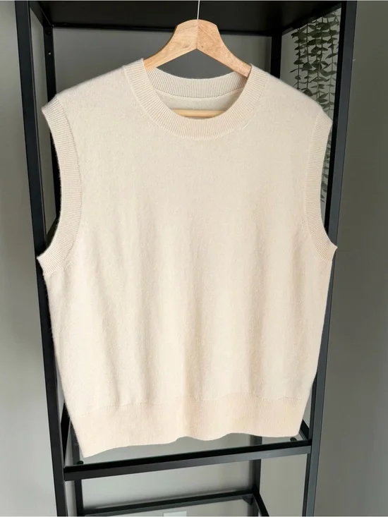 J. Crew Relaxed Cashmere Sweater Vest
