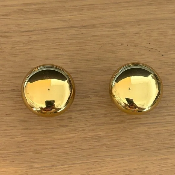 Set of 2 cabinet door knobs‎ Solid brass. New