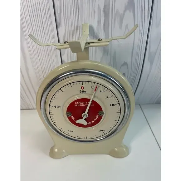 Farmhouse Dulton Mechanical Scales 5 Lb Capacity 1 Oz Sensitivity Rest Hardware