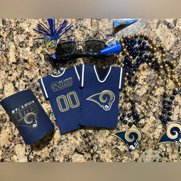 Vintage St Louis Rams Party Supplies Set