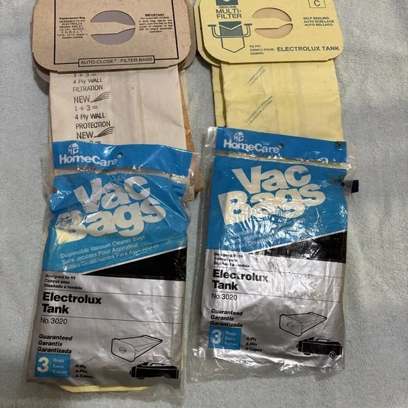 Lot of 13 Bags Home Care Vacuum Bags For‎ Electrolux Canister Tank #3020
