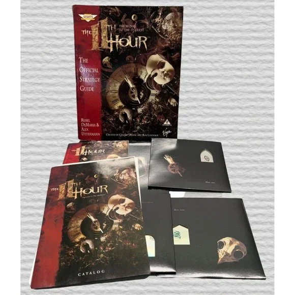 The 11th Hour CD Vintage PC Game and Official Strategy Guide