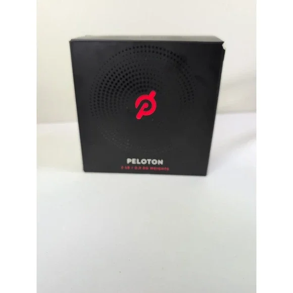 PELOTON 2lb Dumbbell Free Weights Set of 2 Black New Open Box