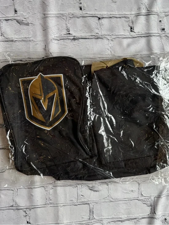 NEW NHL Las Vegas Golden Knights Duffel Bag Black Station Casino VGK Hockey
