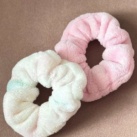 Plush Kids Hair Scrunchie Set of 2