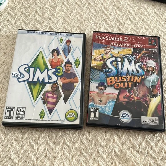 The Sims PC and PS2 game Bundle