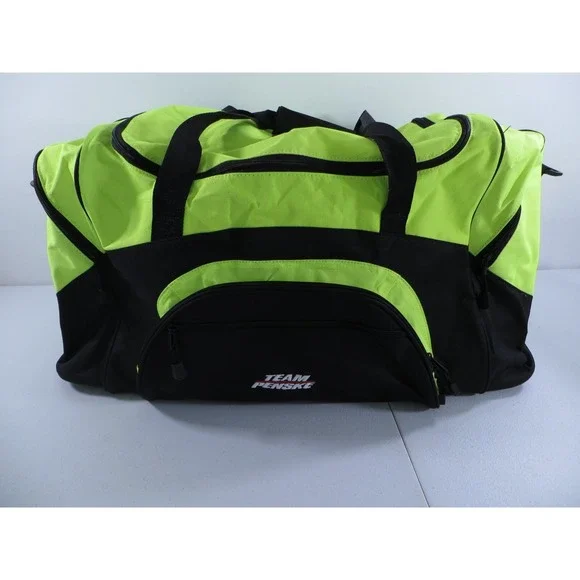 WAWA Team Penske Neon Yellow‎ Black Nascar F1 Duffle Travel Bag 28