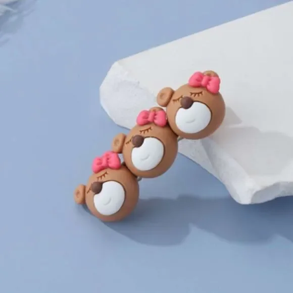 Cartoon Bear Hair Clip