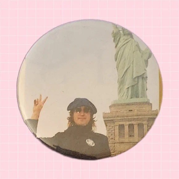 John Lennon and Statue of Liberty 2