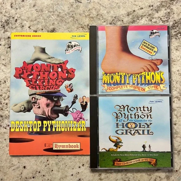 Monty Python collectible CD-Rom Set with Booklet