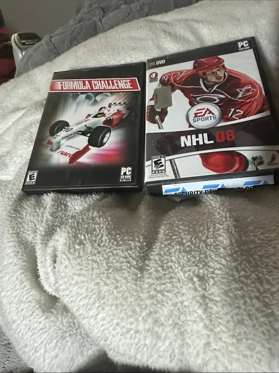 NHL 08 PC Game and FORMULA CHALLENGE l-used