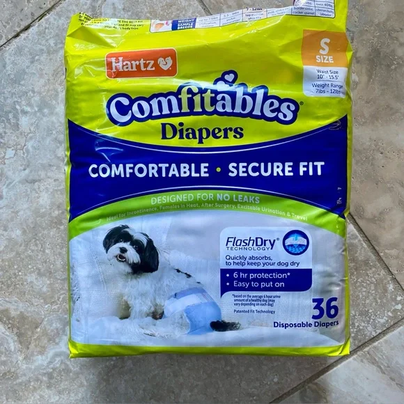 HARTZ Comfitables Dog Diapers - SMALL