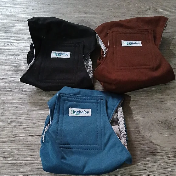 Leekalos Reusable Male Belly Bands Diaper Set of 3 Sz S NWOT